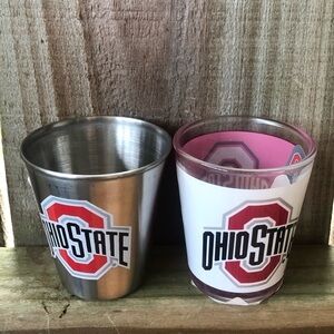 Set of 2 New Ohio State Game Day Shot Glasses